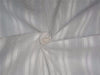 Cotton Organdy White with Dobby Design stripe Fabric ~ 44 " wide sold by the yard.