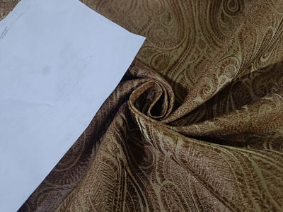 Heavy Silk Brocade Fabric gold x metallic gold BRO82[1]