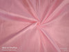 100% PURE SILK DUPIONI FABRIC bubble gum pink 54&quot; WITH SLUBS