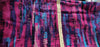 Cotton Satin / Rayon Printed fabric pink blue and black color 44&quot; wide
