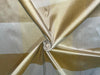 100% silk dupion fabric IVORY CREAM AND GOLD PLAIDS brown and gold ~ 54" wide DUPNEWC21[1]