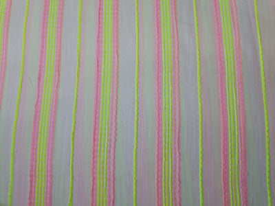 Cotton 90% Bamboo 10% colorful stripes stripes 58" wide