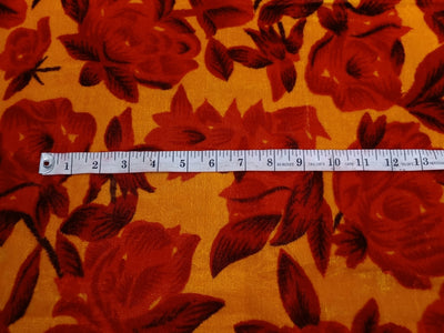 PRINTED KNITTED VELVET 2 WAY STRETCH FABRIC 58" WIDE [10258]
