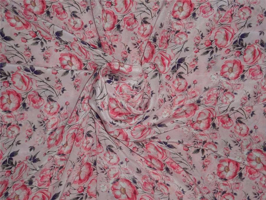 pure silk CDC crepe DIGITAL printed fabric 16 mm weight B2#101A[4]