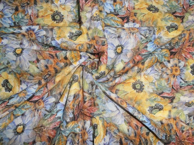 digital cotton floral printed fabric-44&quot;wide