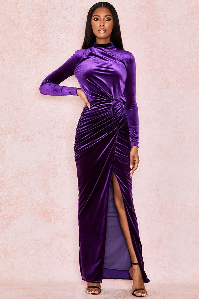 100% Micro Velvet Bright Purple Fabric ~ 44&quot; wide [7636]