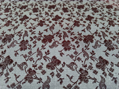 Brocade Jacquard fabric floral butterflies TWO color 44" wide BRO24[2]/[4]