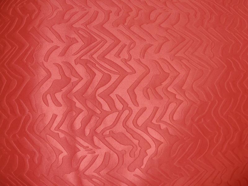 coral neoprene/ emboss scuba fabric 59&quot; wide-thick[7777]