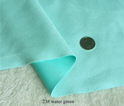 Polyester Lycra Spandex scuba thick water green fabric ~ 59&quot; wide[8046]