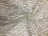 White Net Silver Shimmer Fabric ~ 58&quot;wide