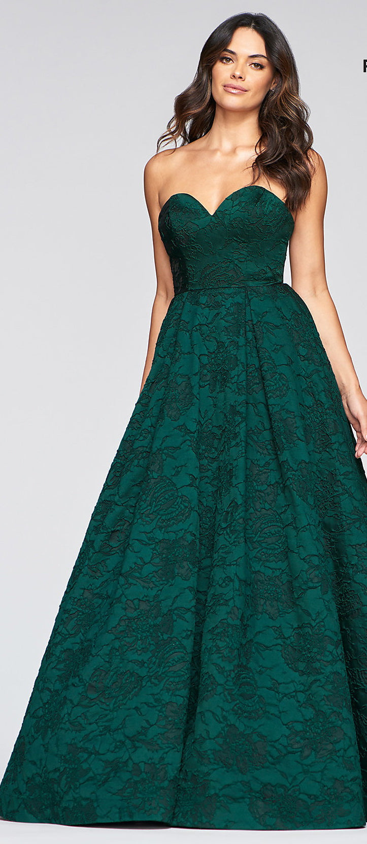 Silk Brocade fabric Green &amp; Black Victorian BRO99[3]