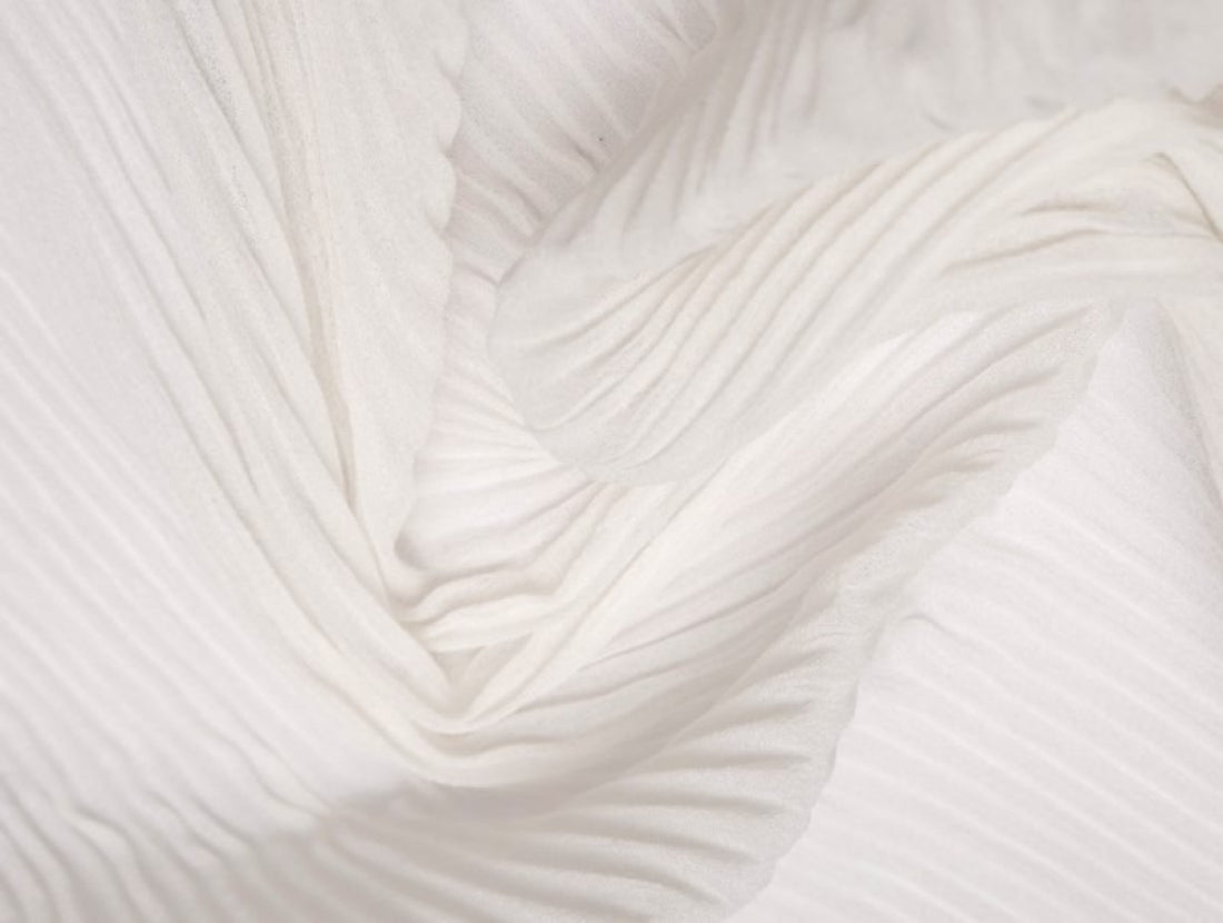 Polyester Pleated Georgette Fabric ~ 44