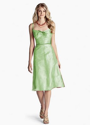 silk dupioni fabric~bright apple green