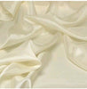 Rich Ivory colour plain habotai silk 54&quot; wide Dyeable