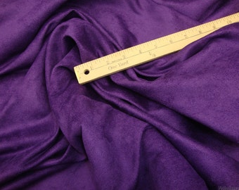 Purple Color Scuba Suede Knit fashion wear fabric ~ 59&quot; wide[8266]