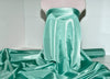 100% Silk taffeta fabric 54&quot;wide iridescent sea blue x gold 40MM TAF302