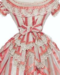 Candy Pink and Beige colour stripe Silk Taffeta Fabric TAFS24 54&quot; wide