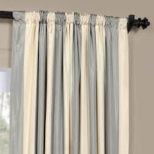 100% Pure Silk Taffeta Fabric Blueish Grey &Cream colour stripes 54" wide Taf#S46