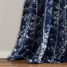 luxurious satin print navy blue 58&quot; wide  [roll]