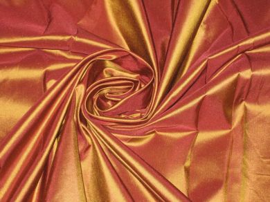 SILK TAFFETA FABRIC 54&quot;-Acorn Gold ColourTAF52