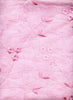 pink organdy w/ pink embroidery 44 - The Fabric Factory