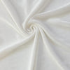 20% Silk Rayon Velvet White Fabric 54" wide