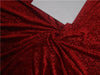 Devore Embossed Viscose Micro Velvet Reddish Pink color fabric 44" wide [7868]