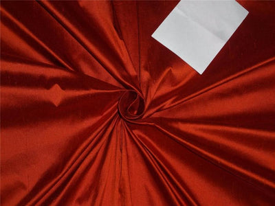 100% PURE SILK DUPION FABRIC BRICK RED COLOR 54&quot; wide WITHOUT SLUBS*DUP202[1]