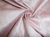 100% PURE SILK DUPIONI FABRIC DUSTY PINK colour 44&quot; wide WITH SLUBS*