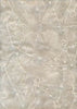 Organza fabric- emb. w/white beads off white 44&quot; wide [408]