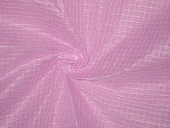 Pinkish Lavender Cotton Organdy Plaids~Width 44&quot;