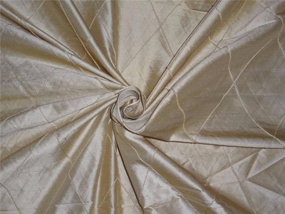 100% silk caramel gold large dupioni pintucks single length PKT#P29[1]
