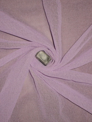 GEORGETTE FABRIC Lavender color 44&quot;