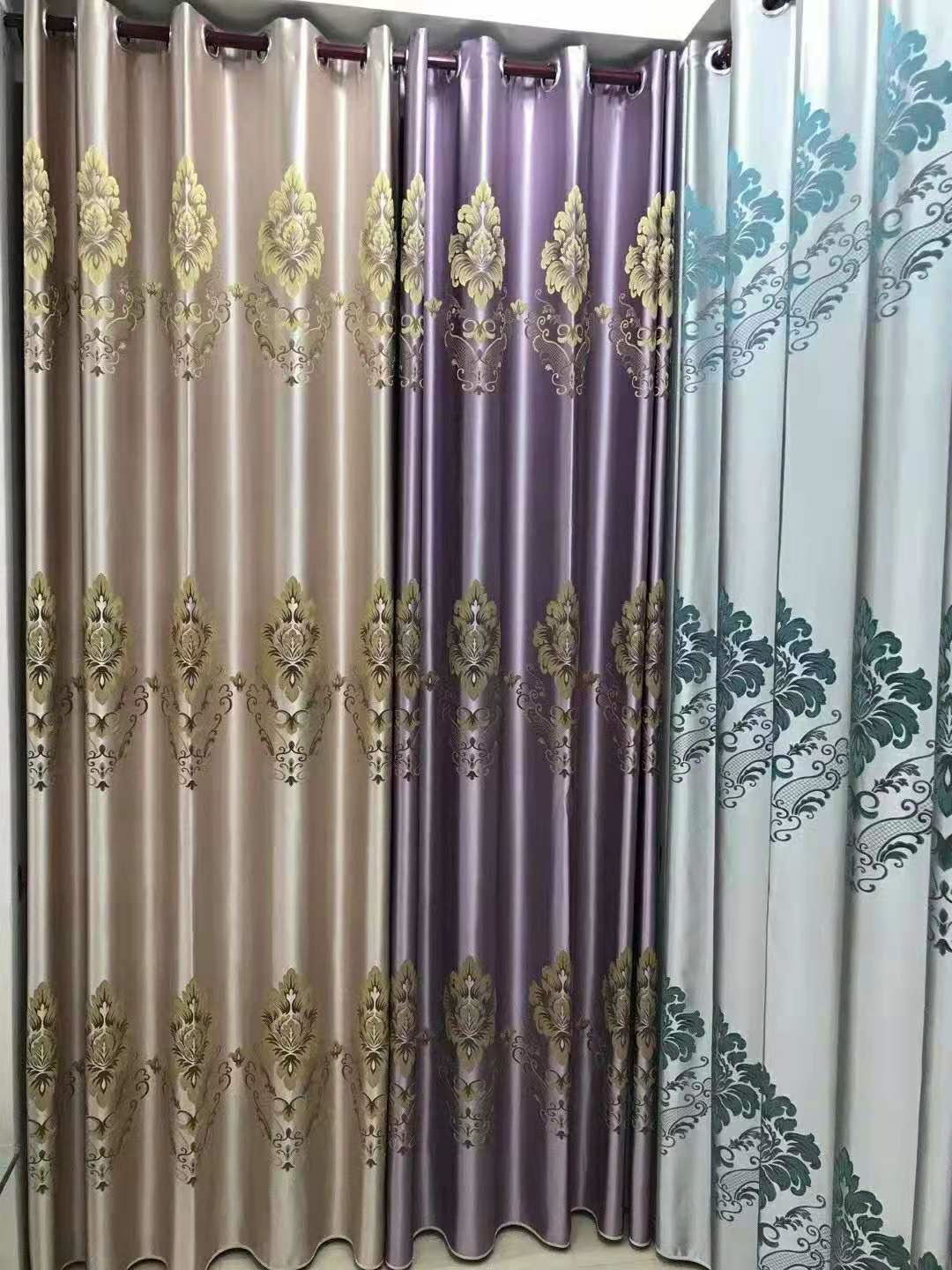 Silk Brocade Fabric Metallic Gold,Green &amp; Purple BRO132[3]
