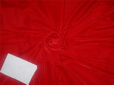 100% Micro Velvet Red Fabric ~ 44&quot; wide [7830]