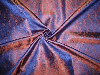 Silk Brocade fabric Green,Pink &amp; Blue 44" wide BRO138[2]