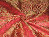 Silk Brocade Fabric Multi & Metallic Gold color 44" wide BRO157[1]