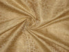 Silk Brocade Fabric pure Gold on Gold color