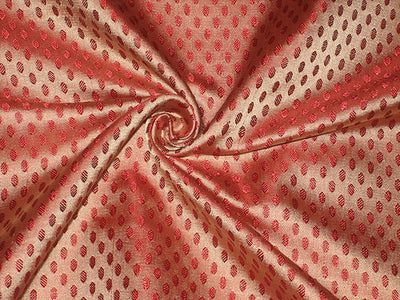 Pretty Pure Silk Broacde Fabric available in 3 colours BRO59