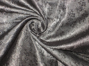 Silk Brocade Fabric BLUEISH GREY Color 44" WIDE BRO62[1]