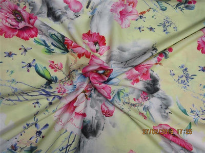 Modal printed fabric 58&quot; wide-floral