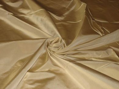 SILK TAFFETA FABRIC Sand Gold color 54" wide TAF28[2]