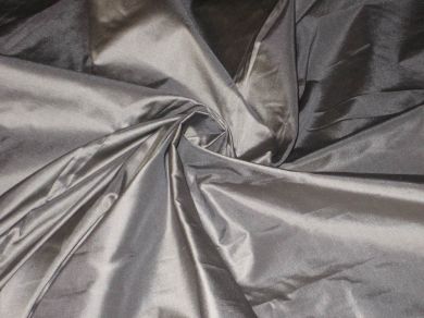 SILK TAFFETA FABRIC~Silver colour 54&quot; wide TAF34[1]