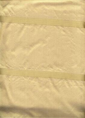 Gold silk taffeta fabric with satin gold stripes 54&quot; wide