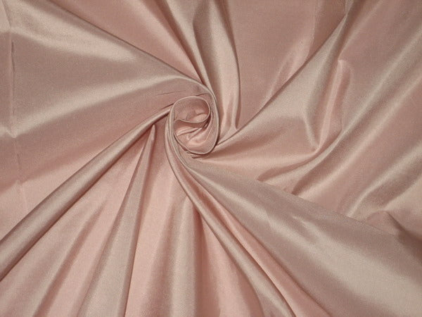 Pure SILK TAFFETA FABRIC Soft Pink 54&quot; TAF82