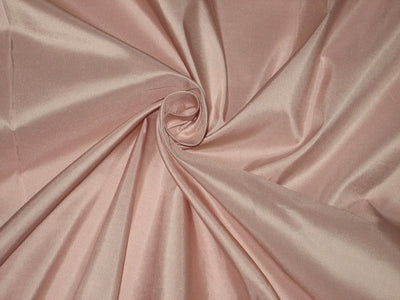 Pure SILK TAFFETA FABRIC Soft Pink 54&quot; TAF82