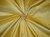 Silk Taffeta Fabric Mustard Gold &amp; Light Olive Stripes 54&quot; wide