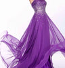 Evening Purple / pink shot silk chiffon fabric 44&quot; wide - The Fabric Factory