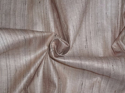 TUSSAR SILK FABRIC WITH WILD NOIL SILK STRIPES 44&quot; WIDE [6181]