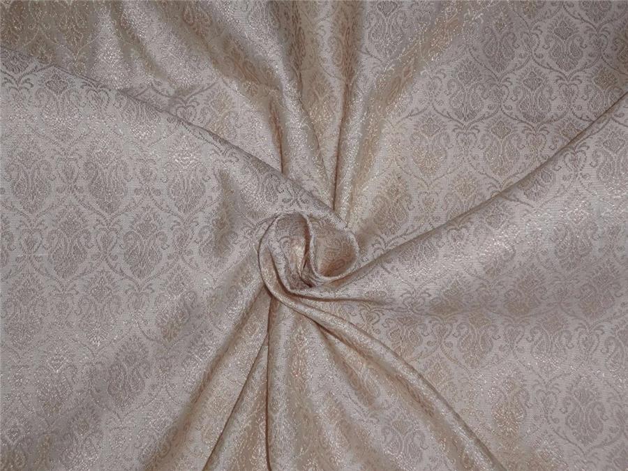 brocade fabric cream x metallic gold color 44" WIDE BRO451[3]